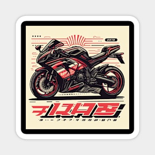 Sport Bike Classic Japanese Poster Magnet