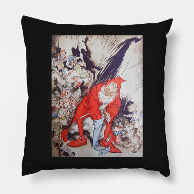 1915 Christmas, Arthur Rackham Pillow by immortalpeaches