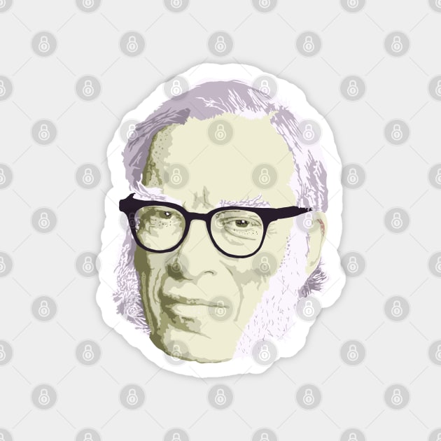 Isaac Asimov Magnet by TropicalHuman