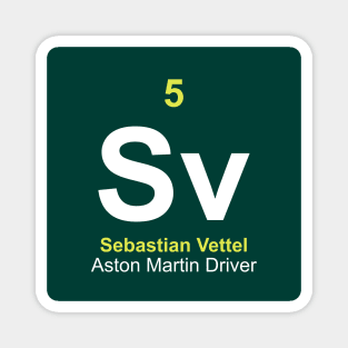 Sebastian Vettel Driver Element Magnet