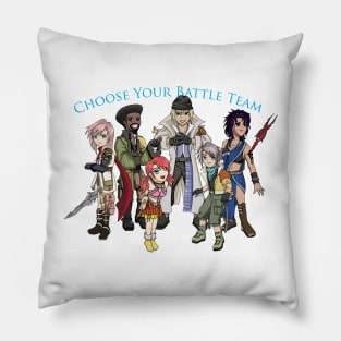 Final Fantasy 13 "Choose Your Battle Team" Pillow