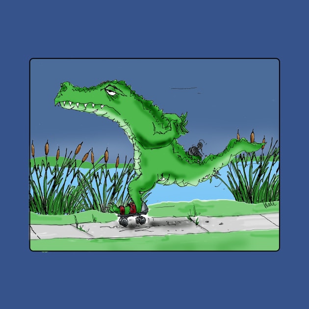 Gator Skater by Low_flying_Walrus