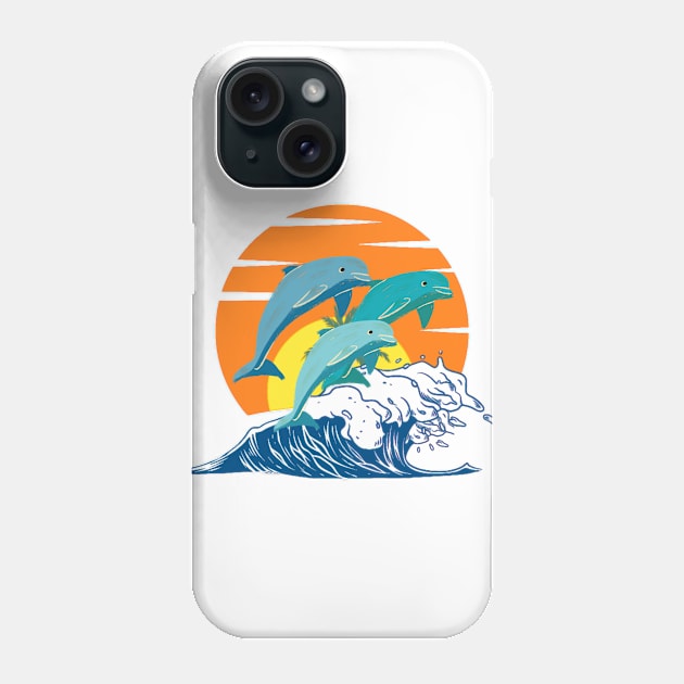 Dolphin Phone Case by SaiFani