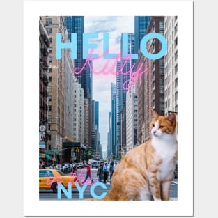 Hello Kitty Sanrio Neon Genesis Evangelion Collab Poster & Sticker