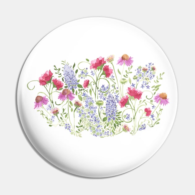 Flowering Meadow Pin by marlenepixley