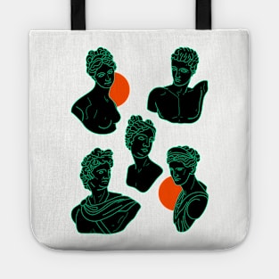 Greek busts Tote