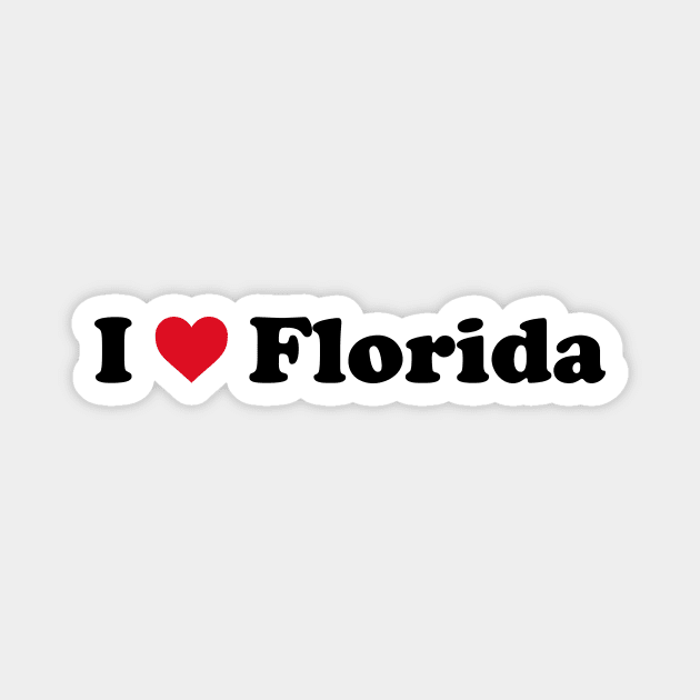 I Love Florida Magnet by Novel_Designs