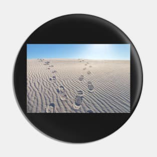 Footsteps in Desert Pin