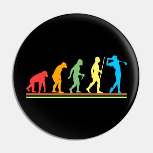 Golfer Evolution- Golfer Gifts Pin