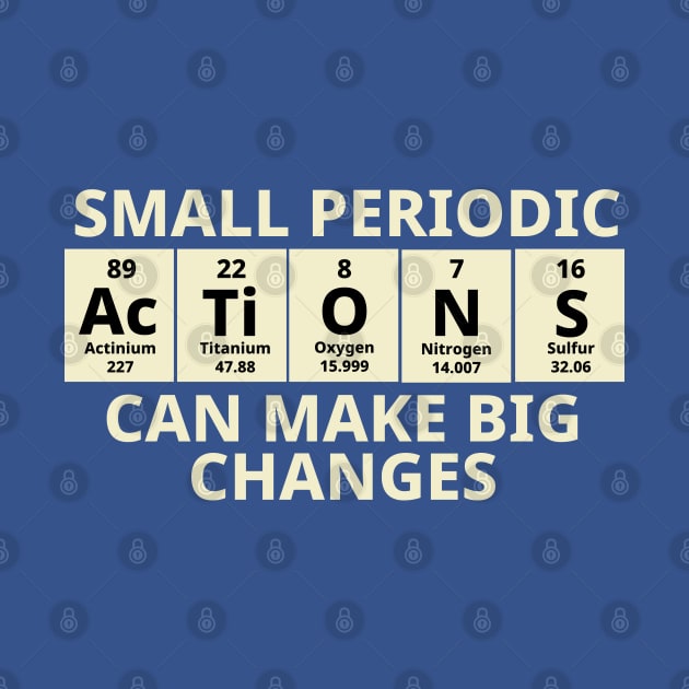 Small Periodic Actions Can Make Big Changes by Texevod