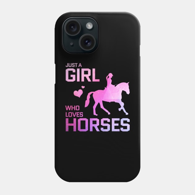 horse girl Phone Case by Mandala Project