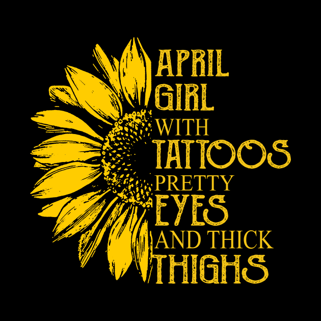 April Girl With Tattoos Pretty Eyes And Thick Thighs by Rumsa