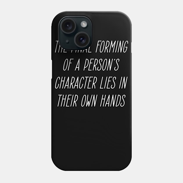 Quotes day Phone Case by Dexter