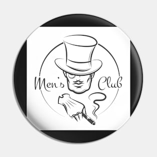 Mens Club Logo Pin