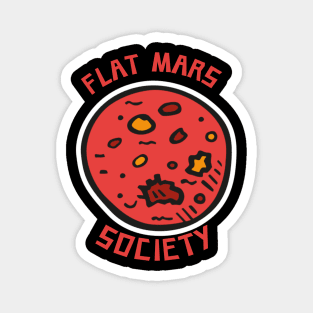 Flat mars society Magnet