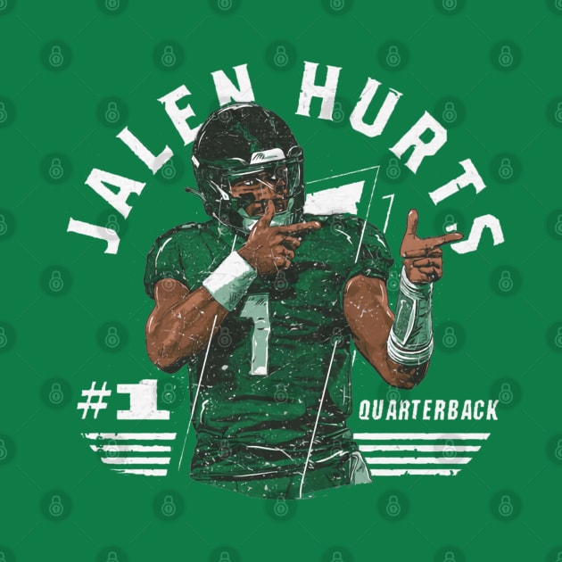 Jalen Hurts Philadelphia Point by Chunta_Design