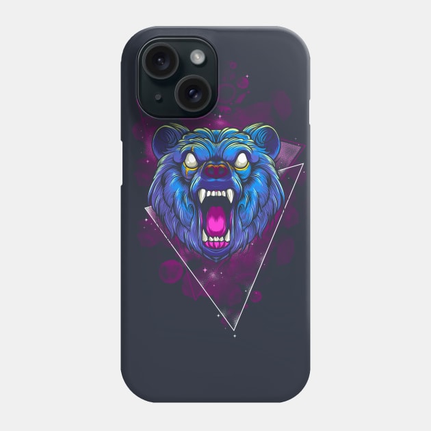 Frenzy Bear Phone Case by angoes25