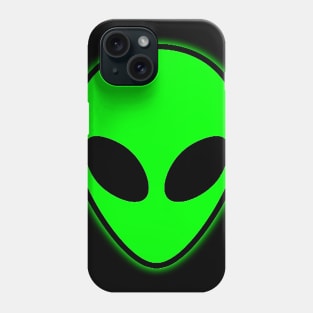 Alien Head Phone Case