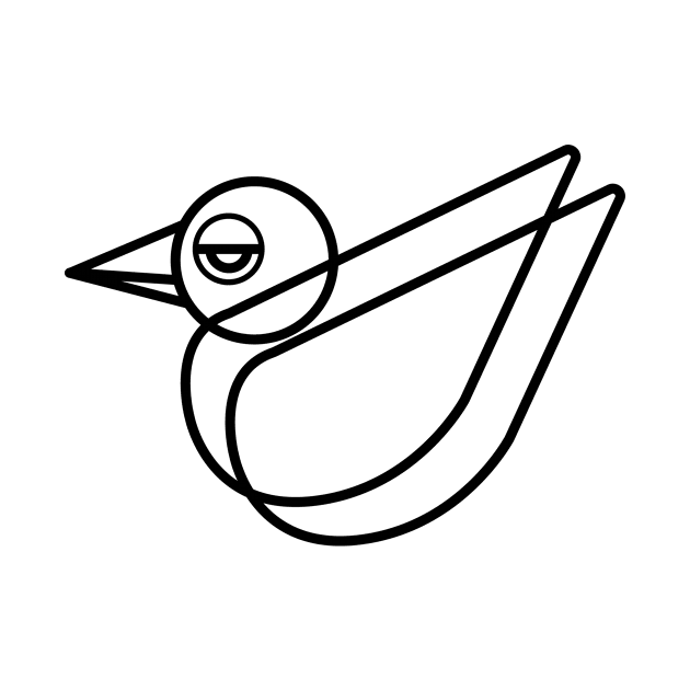 Minimalist Bird Lineart by livania