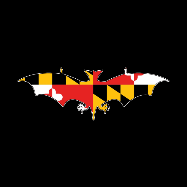 Maryland Bat by Wickedcartoons