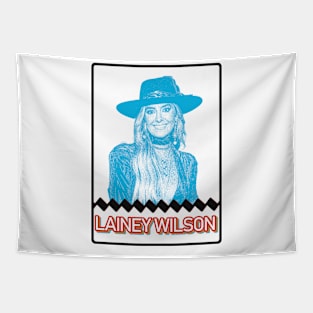 lainey wilson aesthetic turquoise blue color Tapestry