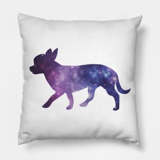 galaxy chihuahua Pillow