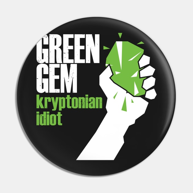 Green gem Pin by ntesign