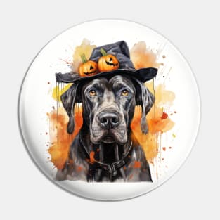 Boo Y'all Great Dane Pin