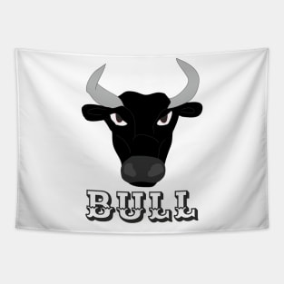 Black bull Tapestry