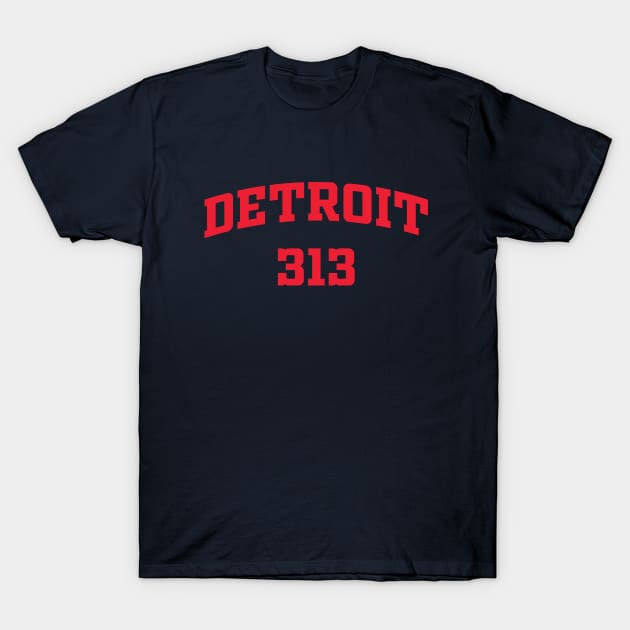 313 Graphic Tees Detroit T Shirt Graphic D T-Shirt