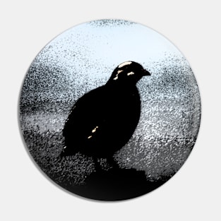 Dark Bird Pin