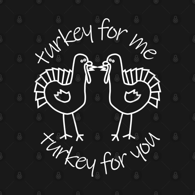 Turkey for Me Turkey for You Thanksgiving by ellenhenryart