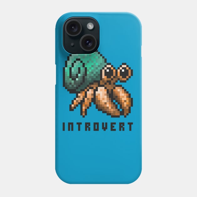 Introvert-Crab Phone Case by StickSicky