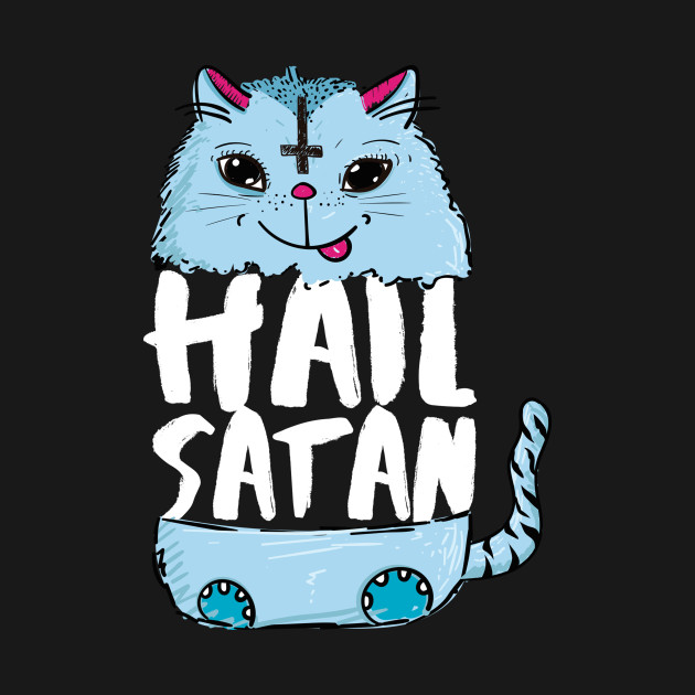 Disover Hail Satan - Satanism - T-Shirt