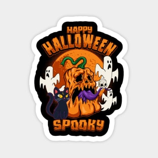 Happy Halloween.Spooky Magnet