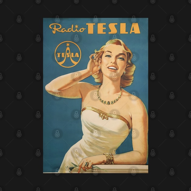 Radio Tesla (Czech Radio Company) Poster by walltowall