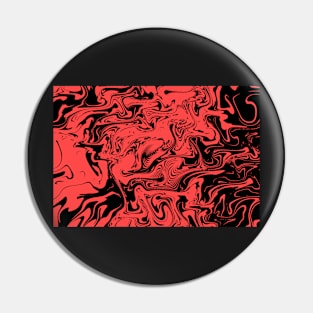 Dark Red Liquid Pattern Pin