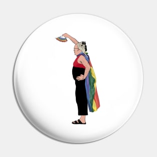 Pride lgbt flag dance Pin