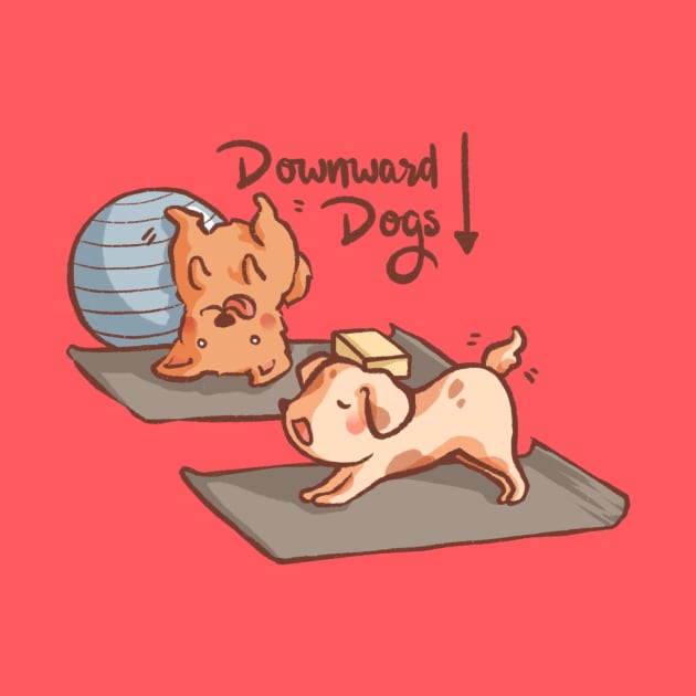 Downward Dogs by mschibious