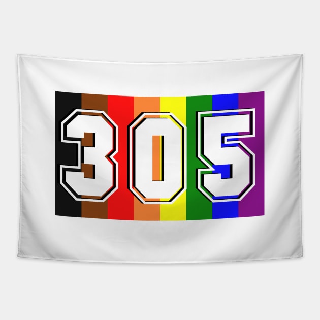 305 Pride- LGBTQIA Tapestry by MiamiTees305