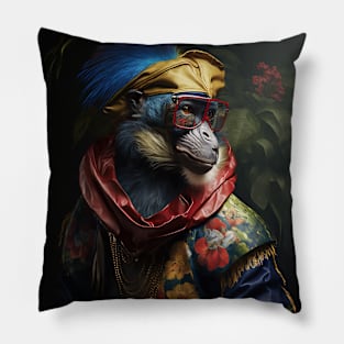 A.I. Fashion Mandrill Pillow