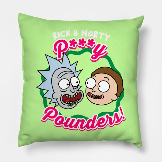 PP logo shirt- R&M Pillow by buby87