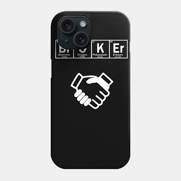 broker with handshake Phone Case by Context