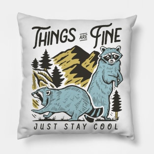 Racoon Mountain Pillow