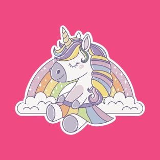 Cute rainbow unicorn T-Shirt