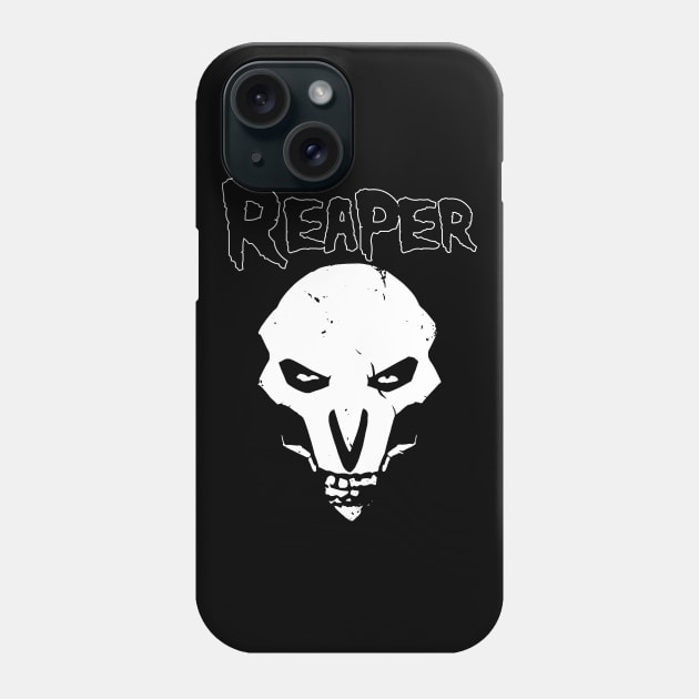 Reaper Gamer Skull Punk Rock Band Phone Case by BoggsNicolas
