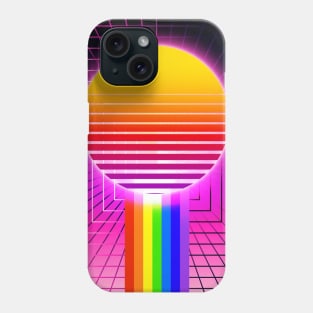 Ray of Sunshine Synthwave Phone Case