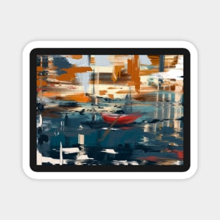 Abstract painting Magnet