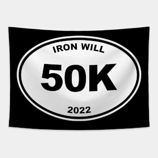 IRON WILL 50K FINISHER Tapestry