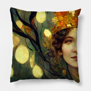 Fall Fairy Autumn Magic Pillow